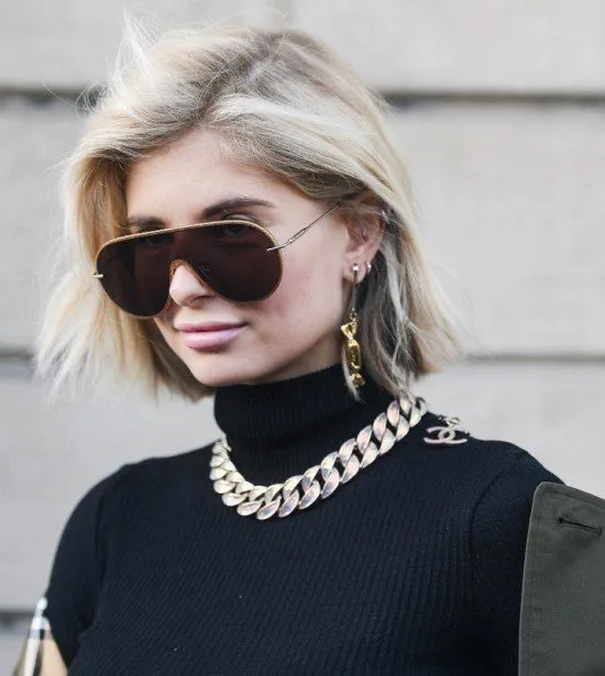 Como usar colar choker com gola alta