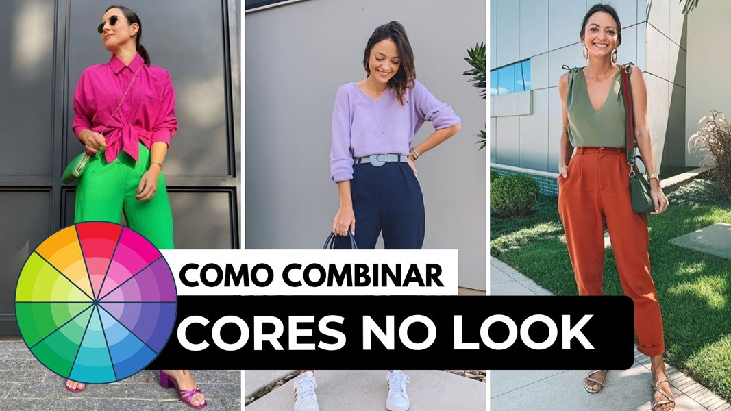 Como combinar as cores das roupas com acessórios?